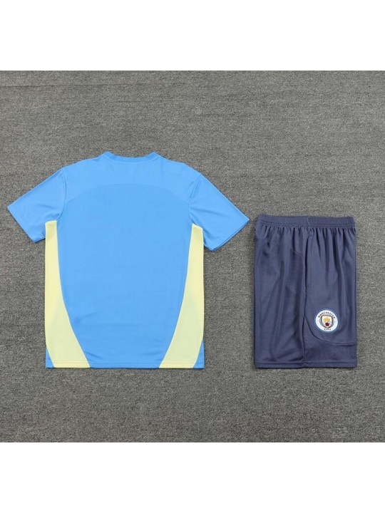 Camiseta Manchester City (Hombre/Niño) Pre-Match 24/25 + Pantalones