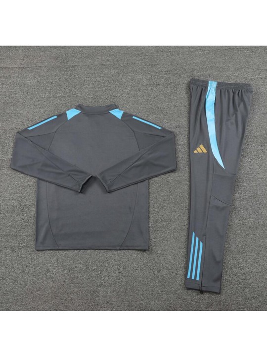 Chandal Entrenamiento Argentina Pre-Match (Hombre/Niño) Gris 24/25 + Pantalones