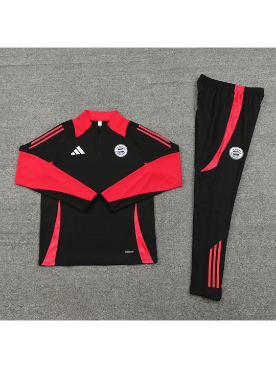 Chandal Entrenamiento Bayern Munich (Hombre/Niño) Negro 2024/2025 + Pantalones