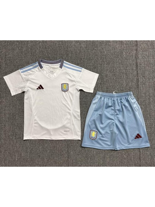 Camiseta Aston Villa Segunda Equipación 24/25 Niño