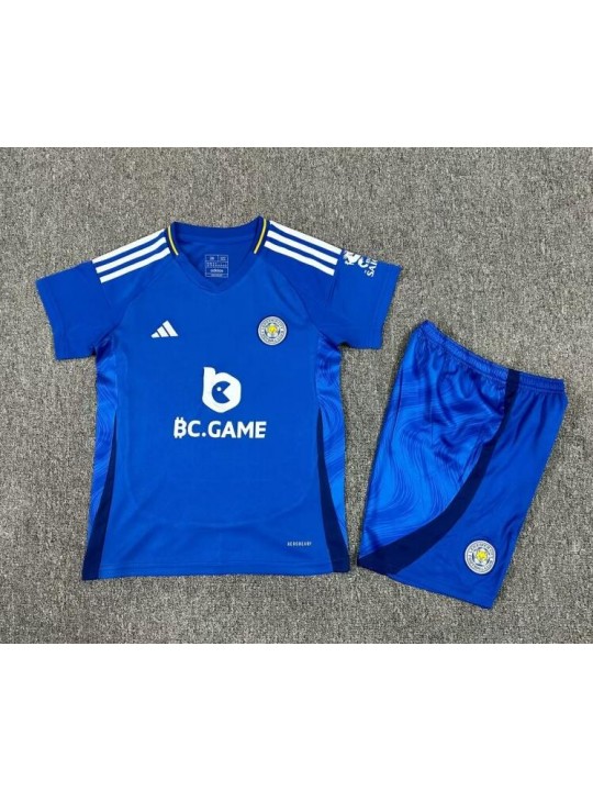 Camiseta Leicester City Primera Equipación 24/25 Niño