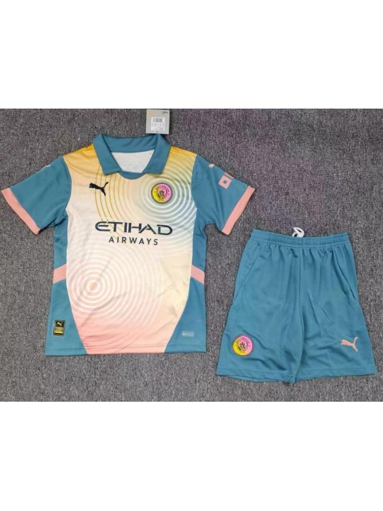 Camiseta Manchester City 24/25 Niño