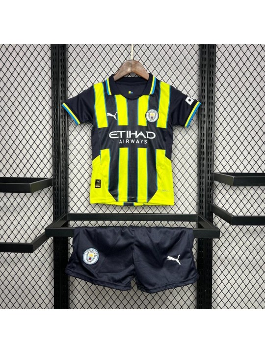 Camiseta Manchester City Segunda Equipacion 24/25 Niño