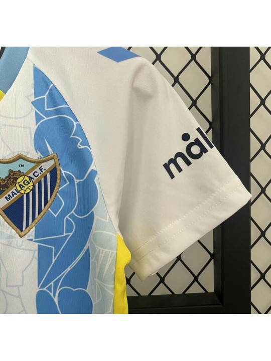 Camiseta Málaga Cf Primera Equipación 24-25 Niño