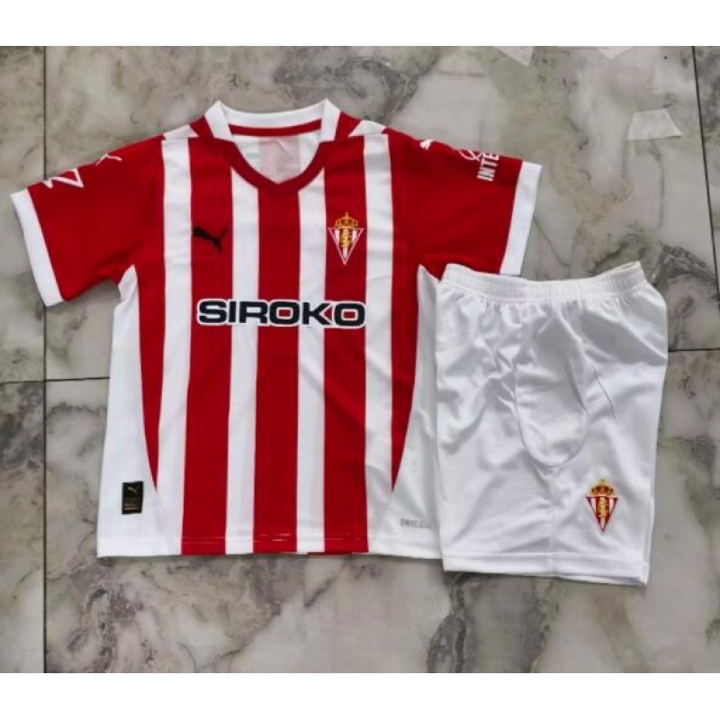 Camiseta Sporting De Gijón Primera Equipación 24/25 Niño