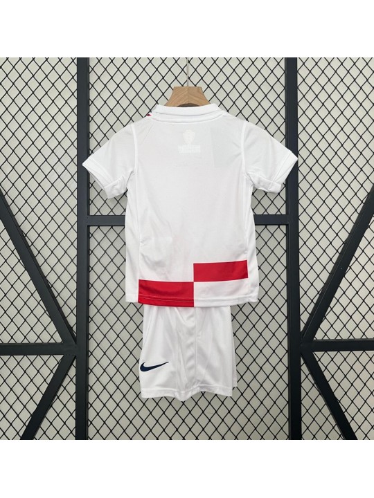 Camiseta Croacia Primera Equipación 2024 Niño