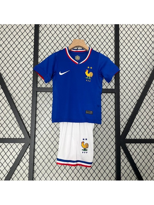 Camiseta Francia Primera Equipación 2024 Niño