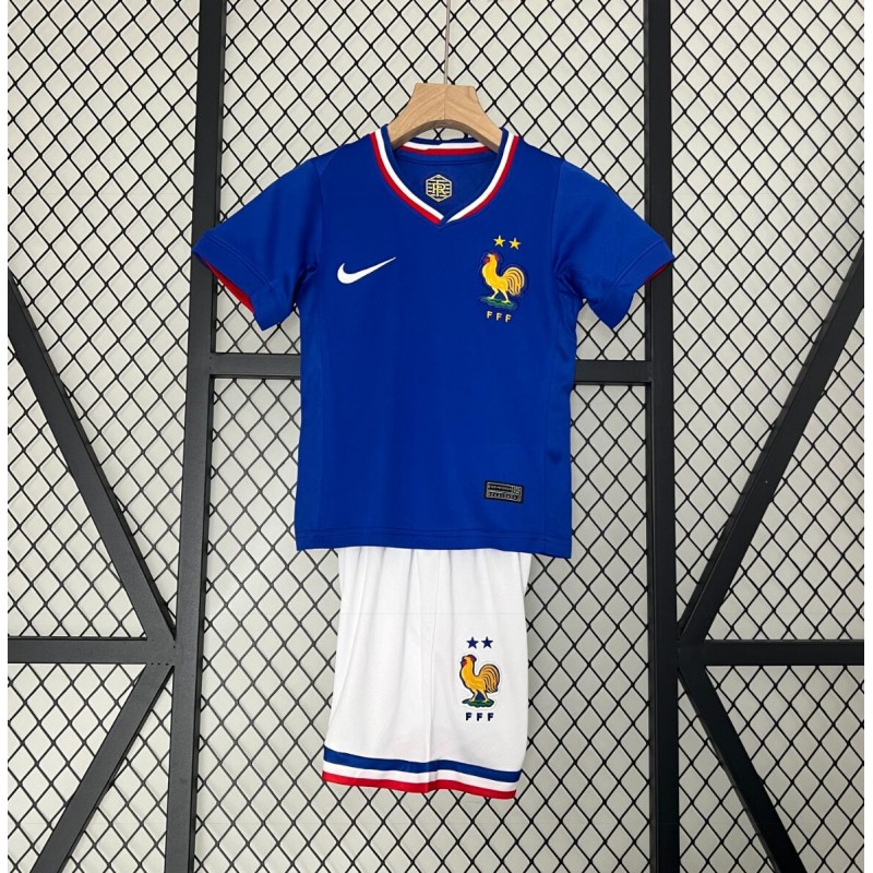 Camiseta Francia Primera Equipación 2024 Niño