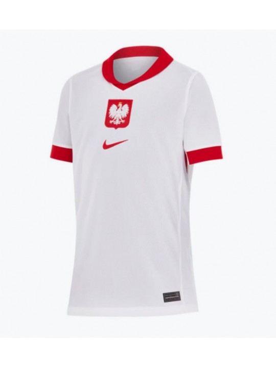 Camiseta Polonia Primera Equipación 2024 Niño