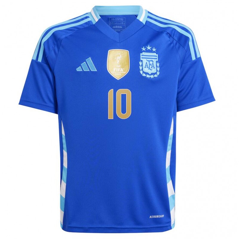 Camiseta Argentina 2ª Equipación 2024 Messi #10