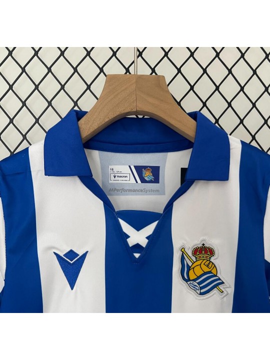 Camiseta Real Sociedad 1ª Equipación 24/25 Niño