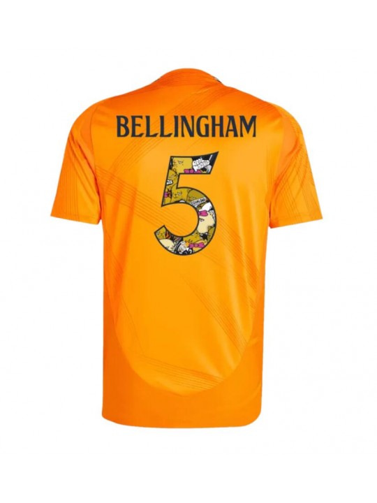 Camiseta Real M adrid 2ª Equipación 24/25 BELLINGHAM #5 Bear Champ Font