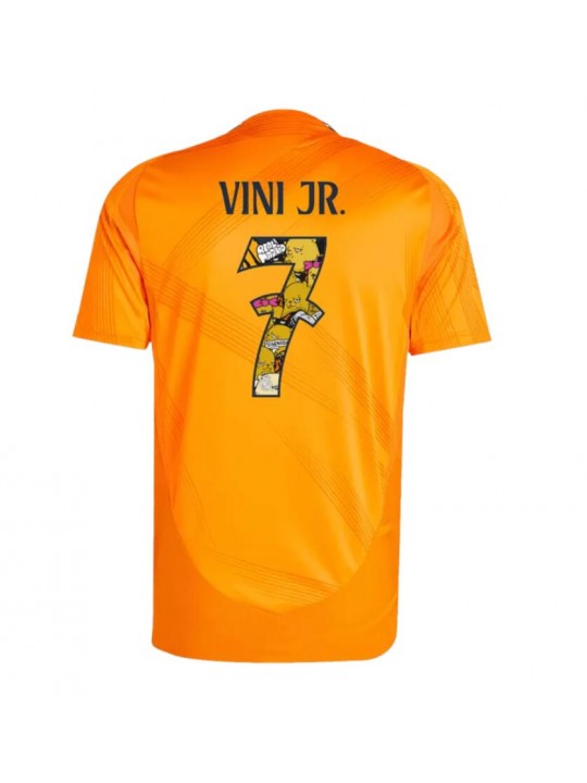 Camiseta Real M adrid 2ª Equipación 24/25 VINI JR. #7 Bear Champ Font