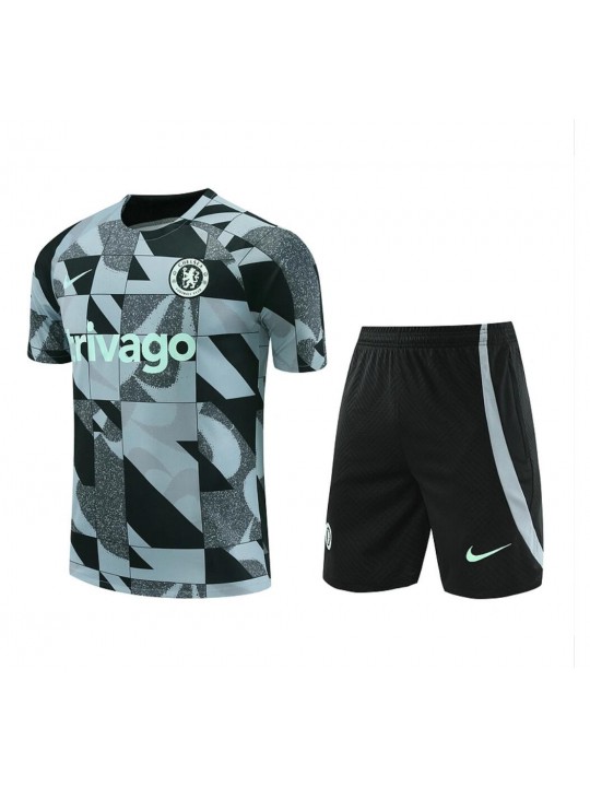 Camiseta Chelsea FC Pre-Match 24/25 Grey + Pantalones