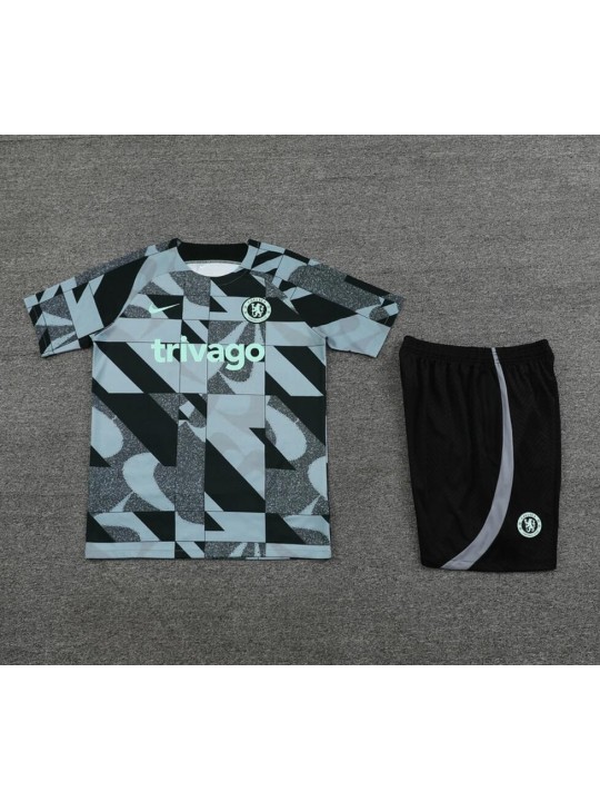 Camiseta Chelsea FC Pre-Match 24/25 Grey + Pantalones