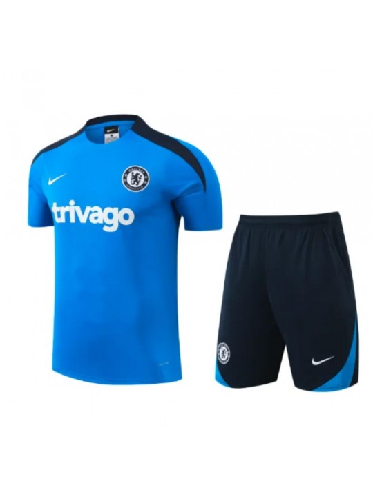 Camiseta Chelsea FC Pre-Match 24/25 + Pantalones