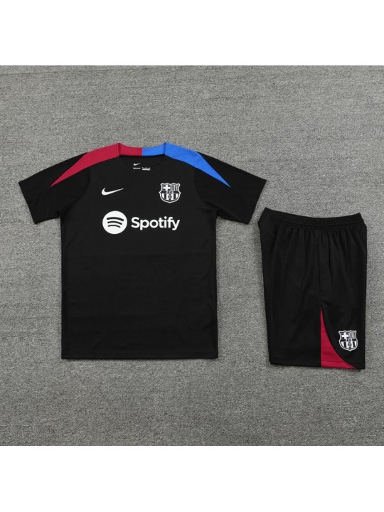 Camiseta FC b-arcelona Pre-Match 2023-2024 Negro + Pantalones