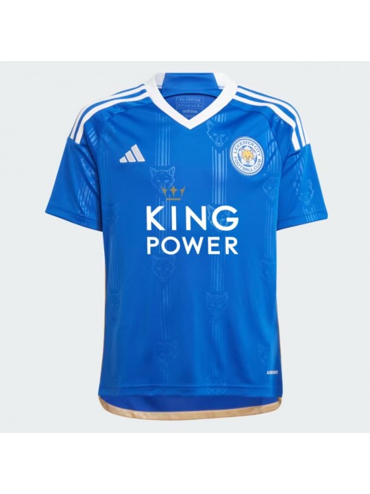 Camiseta Leicester City Primera Equipación 2023/2024 Niño