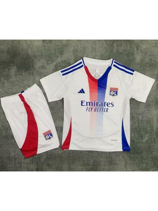 Camiseta Olympique De Lyon Primera Equipación 24/25 Niño