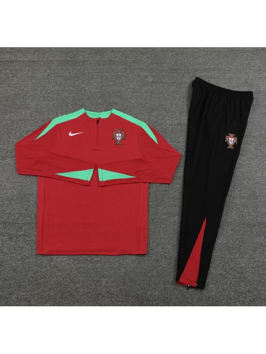 Sudadera Fc Portugal 24/25 Rojo (Hombre/Niño) + Pantalones