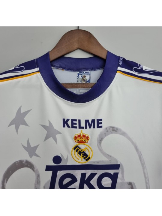 Camiseta Retro Real Madrid Champions League 7 Champions Edición Conmemorativa 97-98