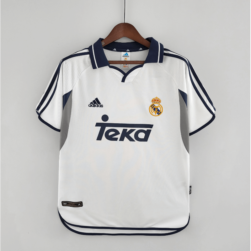 CAMISETA RETRO REAL MADRID PRIMERA EQUIPACIÓN 00/01