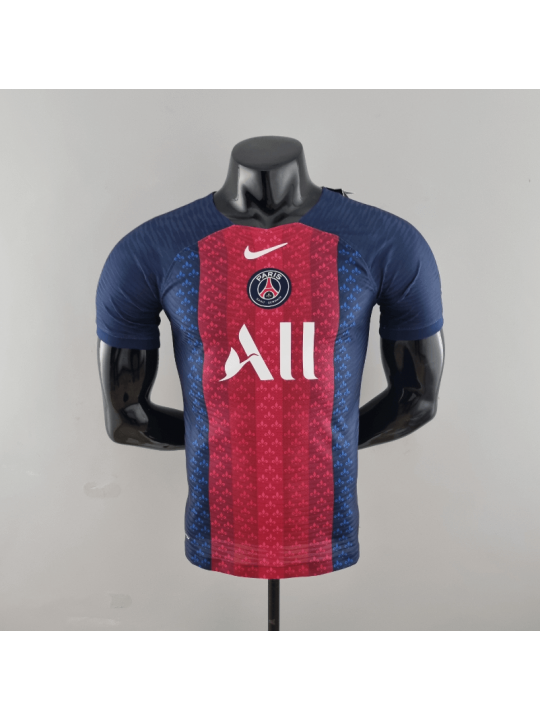 Camiseta 22/23 Psg Versión Conjunta Rojo Y Azul