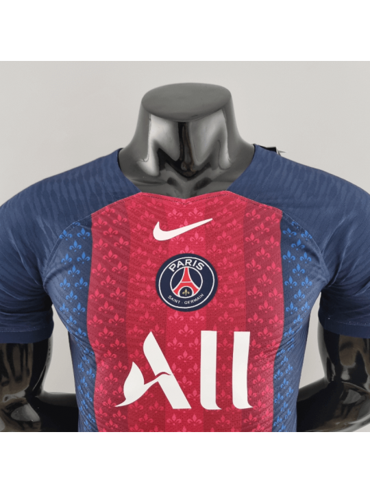 Camiseta 22/23 Psg Versión Conjunta Rojo Y Azul