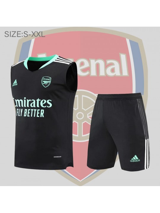 Camisetas Sin Mangas Arsenal 22/23 KIT Negra