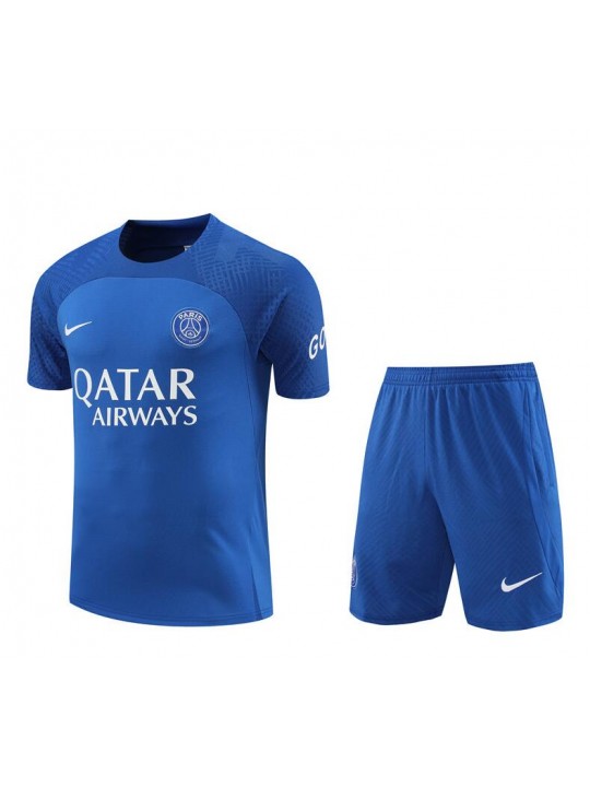 Camiseta PSG FC Training Azul 22/23 + Pantalone