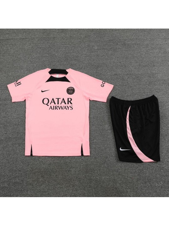 Camiseta Paris St. Germain FC Training Rosa 22/23 + Pantalone