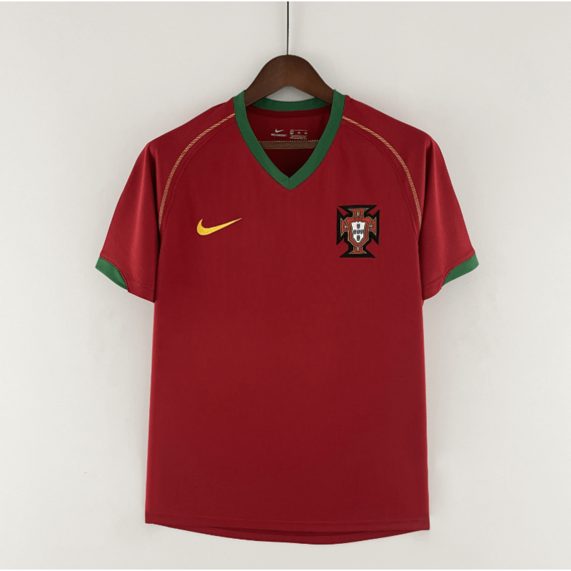 Camiseta Retro Portugal Primera Equipación 2006