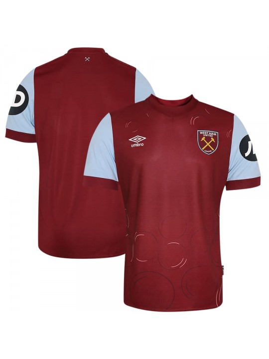 Camiseta West Ham United 1ª Equipación 23/24 Niño