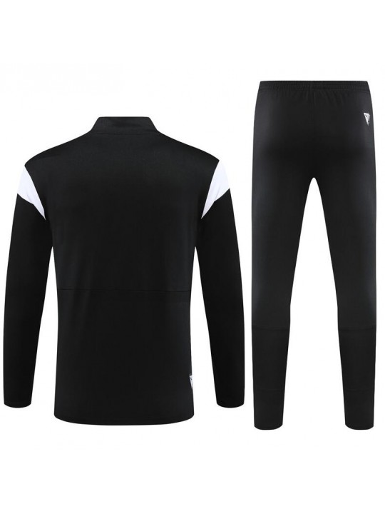 Chandal Entrenamiento AC Milan 2023-2024 Negro (Hombre/Niño) + Pantalones