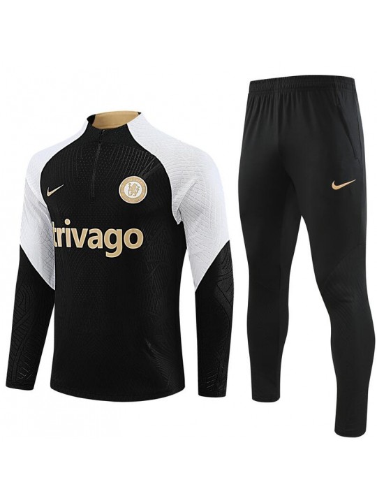 Chandal Entrenamiento Chelsea 2023-2024 Negro + Pantalones