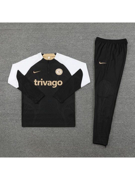 Chandal Entrenamiento Chelsea 2023-2024 Negro + Pantalones