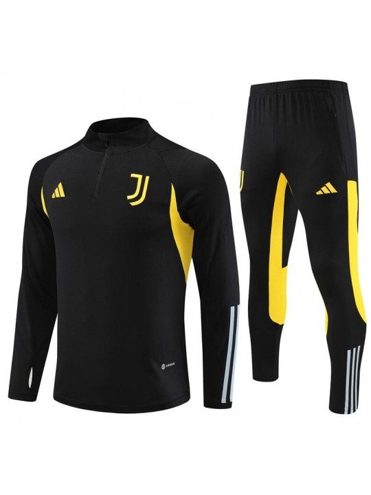 Chandal Entrenamiento Juventus 2023-2024 Negro (Hombre/Niño) + Pantalones