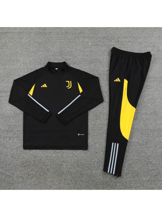 Chandal Entrenamiento Juventus 2023-2024 Negro (Hombre/Niño) + Pantalones