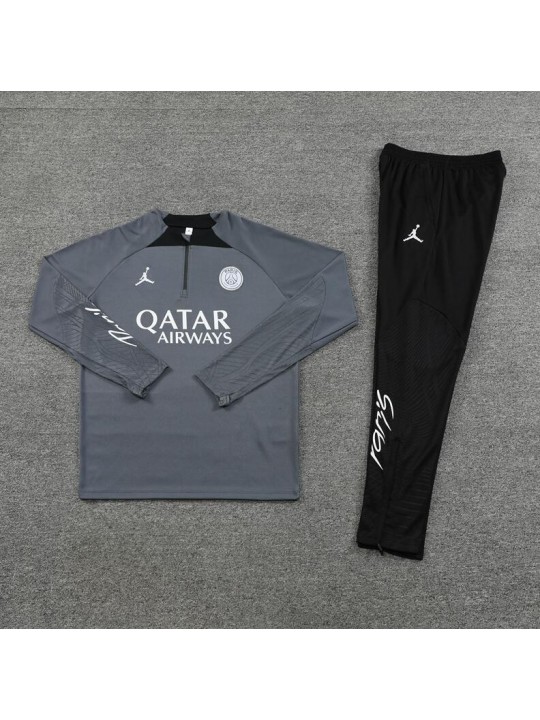 Chandal Entrenamiento Paris Saint-Germain 23/24 Gris (Hombre/Niño) + Pantalones