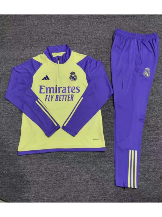 Sudadera FC Real Madrid 2023-2024 (Hombre/Niño) + Pantalones