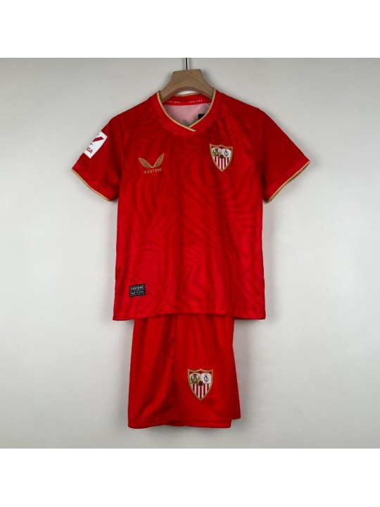 Camiseta Sevilla Fc Segunda Equipación 23/24 Niño