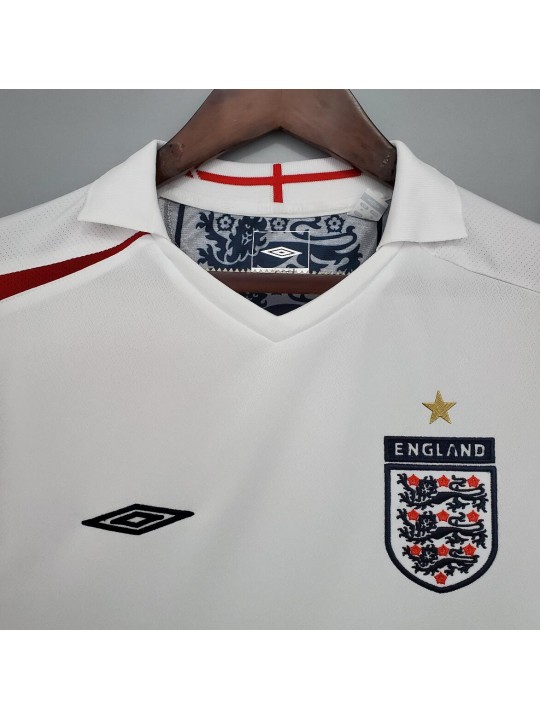 Camiseta Retro 2006 Inglaterra Primera Equipación