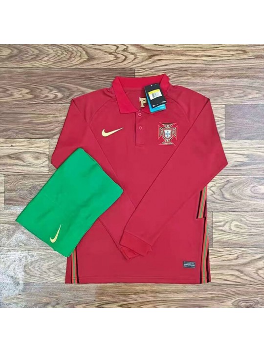 Camiseta Portugal Stadium Primera Equipación 2020-2021 Manga larga