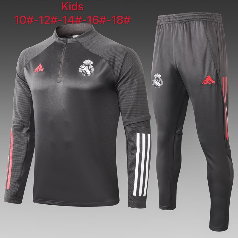 Chandal Entrenamiento FC Real Madrid 2021 Gris Oscuro Niño