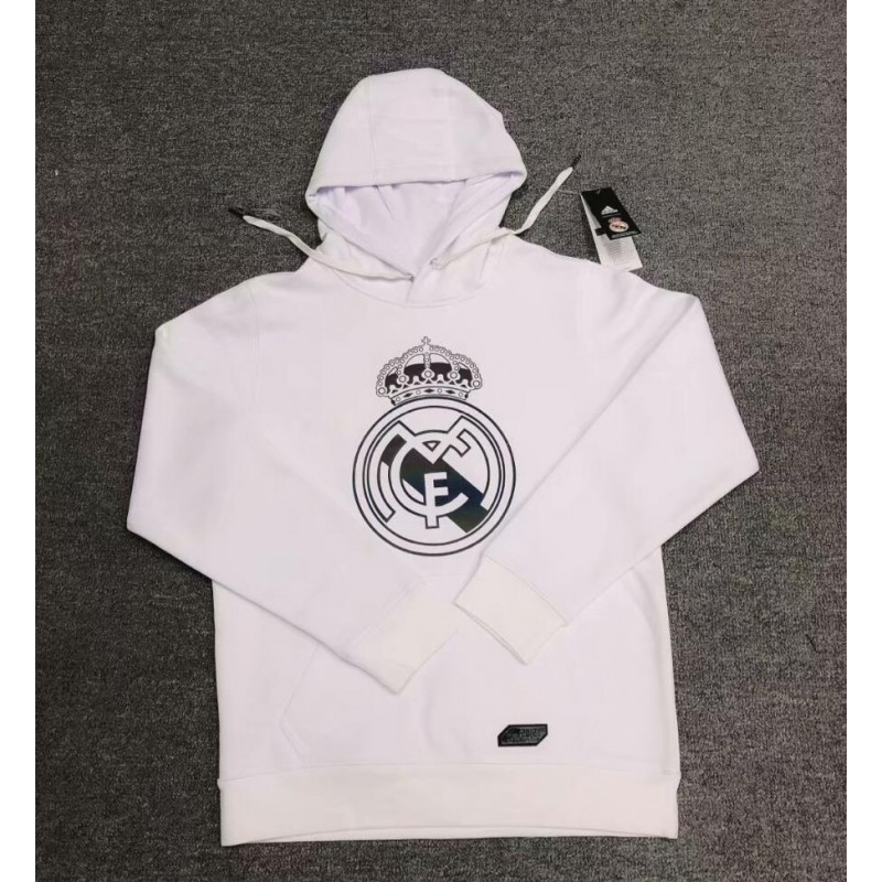 Sudadera con capucha Real Madrid 2020/21 (Blanco)