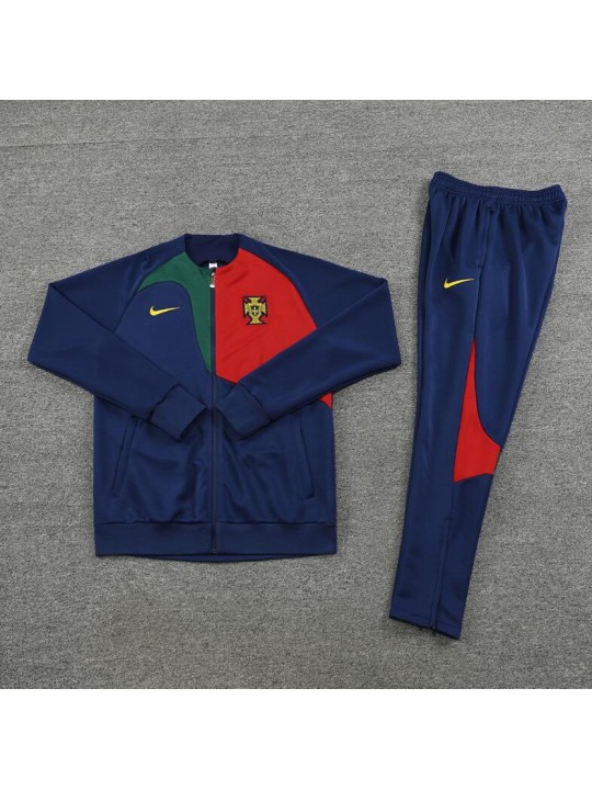 Chaqueta De Chándal Portugal Azul marino 2022 Niño