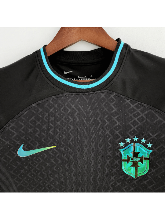 Camiseta Brasil Concepto 2022 Negro