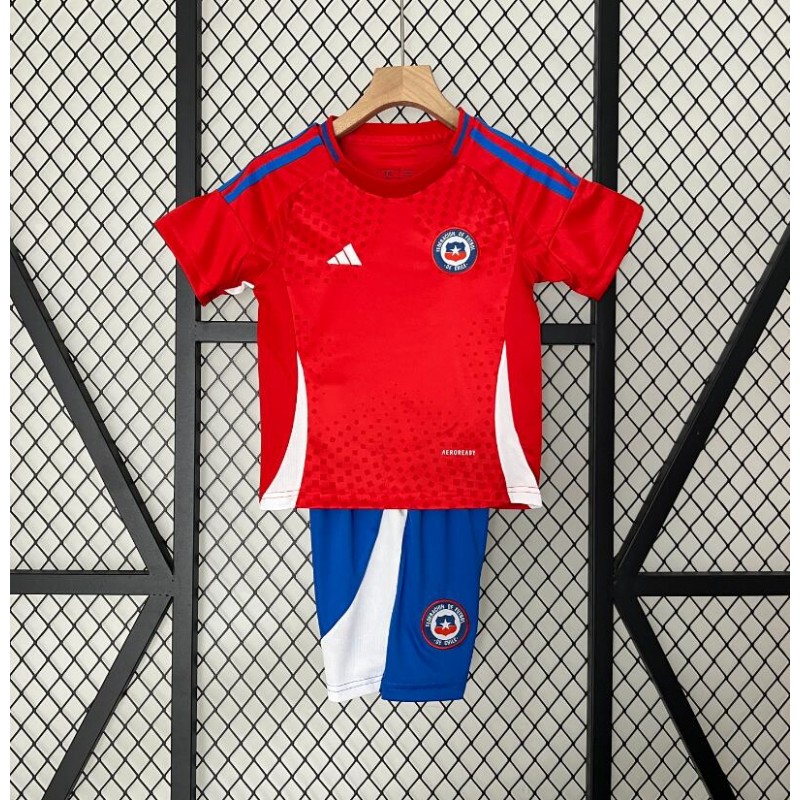 Camiseta Chile 1ª Equipación 2024 Niño