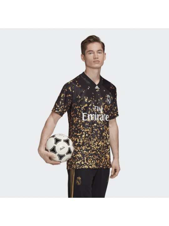 CAMISETA 4ª REAL MADRID 2019/2020 EA SPORTS NEGRO DORADO