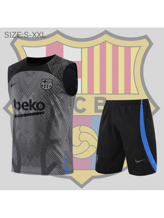 Camiseta De Fútbol Sin Mangas b-arcelona 22/23 +Pantalones